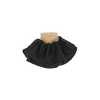 Pieten verkleed kraag - zwart - voor volwassenen - pietenpak accessoires Pieten verkleed kraag - zwart - voor volwassenen - pietenpak accessoires