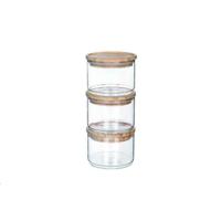 Set van 3 Potjes DKD Home Decor 10 x 10 x 7,5 cm
