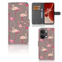 OnePlus Nord 3 | Telefoonhoesje | Met pasjeshouder | Flamingo