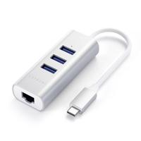 Satechi ST-TC2N1USB31AS USB-combi-hub Zilver