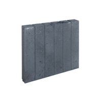 3 stuks! Blokjesband zwart 8x50x50 cm - Gardenlux