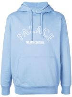 Palace sweat à capuche à logo imprimé - Bleu - thumbnail