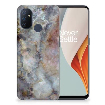 OnePlus Nord N100 | TPU | Siliconen hoesje | Marmer Grijs