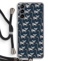 Makis: Samsung Galaxy S21 Transparant Hoesje met koord