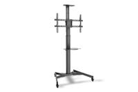 Digitus DA-90370 70 Portable flat panel floor stand Zwart flat panel vloer standaard - thumbnail