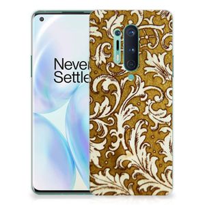 Siliconen Hoesje OnePlus 8 Pro Barok Goud