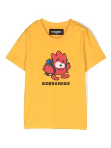 DSQUARED2 KIDS t-shirt à imprimé graphique - Jaune