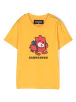 DSQUARED2 KIDS t-shirt à imprimé graphique - Jaune - thumbnail