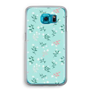 Small white flowers: Samsung Galaxy S6 Transparant Hoesje