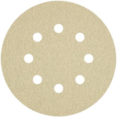 Ivana 56401 ronde schuurschijf [50st] met klittenband 8-gats Ø 125 mm korrel 60