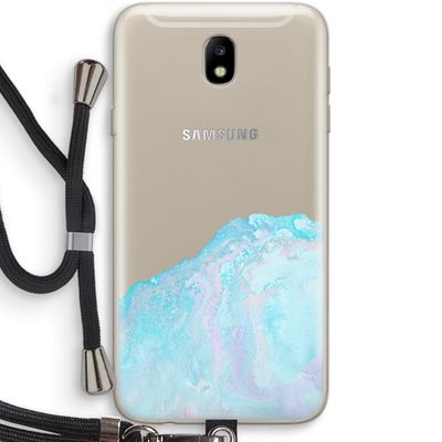 Fantasie pastel: Samsung Galaxy J7 (2017) Transparant Hoesje met koord