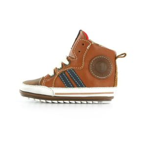 Shoesme babyschoentjes Smart sneaker hoog cognac Maat