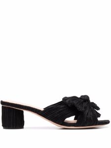 Loeffler Randall sandales Emilia 60 mm à design noué - Noir
