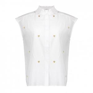 Geisha - Wit | unisex | Blouse | Wit | L | regular | Kamst mode