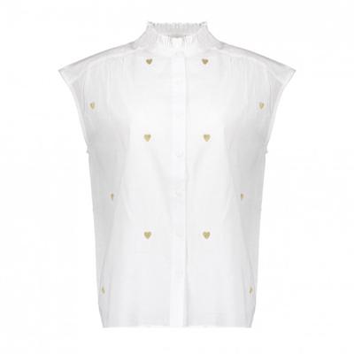 Geisha - Wit | unisex | Blouse | Wit | 3XL | regular | Kamst mode