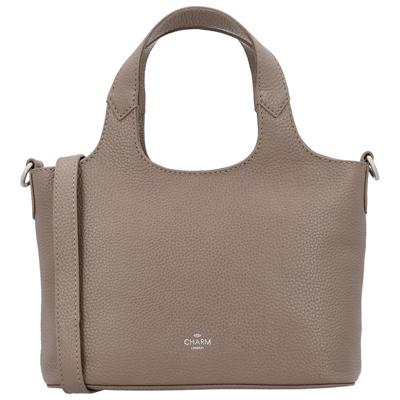 Charm London Handtas/Schoudertas 2 Vaks Washington Taupe