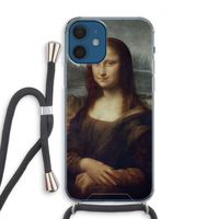 Mona Lisa: iPhone 12 Transparant Hoesje met koord