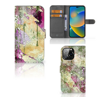 Hoesje iPhone 14 Pro Max Letter Painting - thumbnail