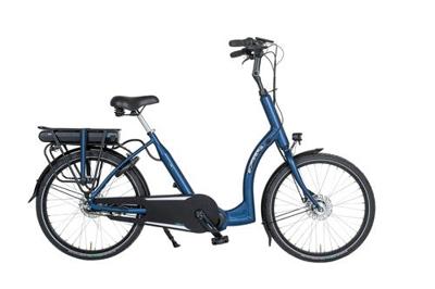 Aldo 24 inch lage instap e-bike finestra jeans blauw steps 504wh