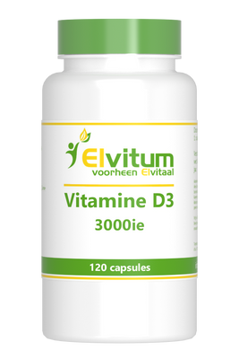Elvitum Vitamine D3 3000 IE Capsules