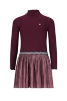 Like Flo winter jurk meisjes - rood - Miley - glitter rok