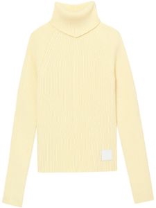 Marc Jacobs pull nervuré à col roulé - Jaune