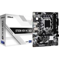 ASRock B760M-HDV/M.2 D4 Moederbord Socket Intel LGA 1700 Vormfactor Micro-ATX Moederbord chipset Intel® B760