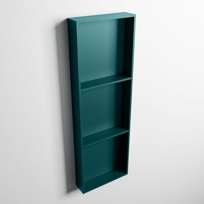 MONDIAZ EASY Nis 89,5x29,5cm in solid surface kleur Smag | Smag. 3 vakken geschikt voor in- of opbouw