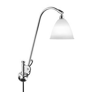 Gubi Bestlite BL6 Wandlamp Met Stekker Porselein Chroom