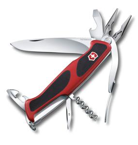 Victorinox RangerGrip 74 0.9723.C Zwitsers zakmes Aantal functies 14 Rood, Zwart