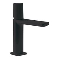 Wastafelkraan Tres Loft | Opbouw | Mengkraan | Standaard model | 1-knop | Rond | Zwart mat