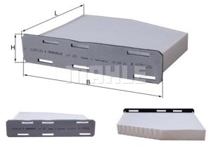 Interieurfilter MAHLE, u.a. für VW, Seat, Skoda, Audi