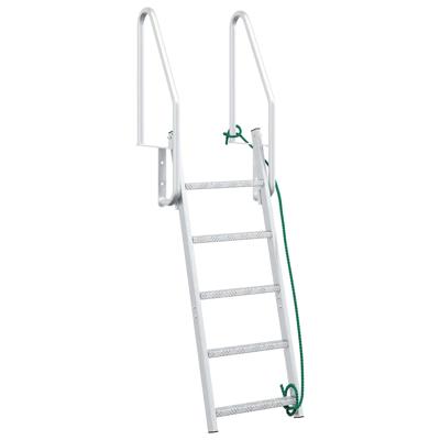 Dock ladder Anders Zilver 58 x 77 x 191 cm Aluminium