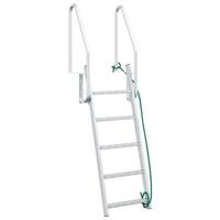 Dock ladder Anders Zilver 58 x 77 x 191 cm Aluminium