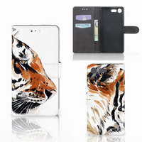 Hoesje Sony Xperia XZ Premium Watercolor Tiger - thumbnail
