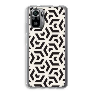 Crazy pattern: Xiaomi Redmi Note 10S Transparant Hoesje