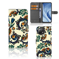 Wallet Case Xiaomi 11 Lite 5G NE | Mi 11 Lite Barok Flower - thumbnail