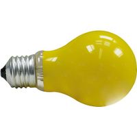 Lamp geel 25W E27 grote fitting vorm standaard 230V dimbaar