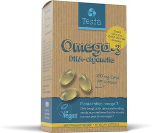 Testa Algenolie Omega-3 DHA Capsules