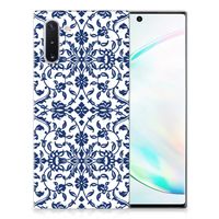 Samsung Galaxy Note 10 TPU Case Flower Blue - thumbnail