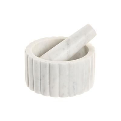 Keuken vijzel Home ESPRIT Marmer 12,5 x 12,5 x 7,5 cm