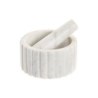 Keuken vijzel Home ESPRIT Marmer 12,5 x 12,5 x 7,5 cm