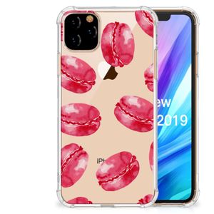 Apple iPhone 11 Pro Max Beschermhoes Pink Macarons