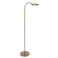 Mexlite Platu vloerlamp brons kunststof 165 cm hoog