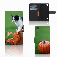 LG X Style Telefoonhoesje met Pasjes Kitten - thumbnail