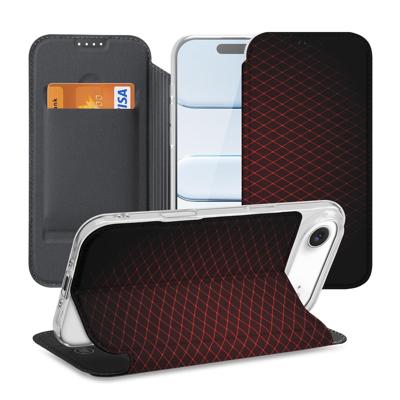 Book Cover iPhone Air Geruit Rood