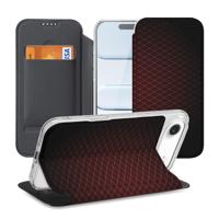 Book Cover iPhone Air Geruit Rood