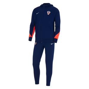 Nike Kroatië Strike Trainingspak Hooded Full-Zip 2024-2026 Donkerblauw Felrood