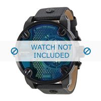 Horlogeband Diesel DZ7257 Leder Zwart 24mm
