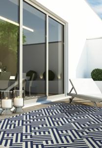 Easy Living - Vloerkleed Antibes AN04 Blue/White Linear -